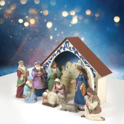 Clearance Enesco Gift 10 PC Nativity Set Figurines