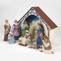 Clearance Enesco Gift 10 PC Nativity Set Figurines