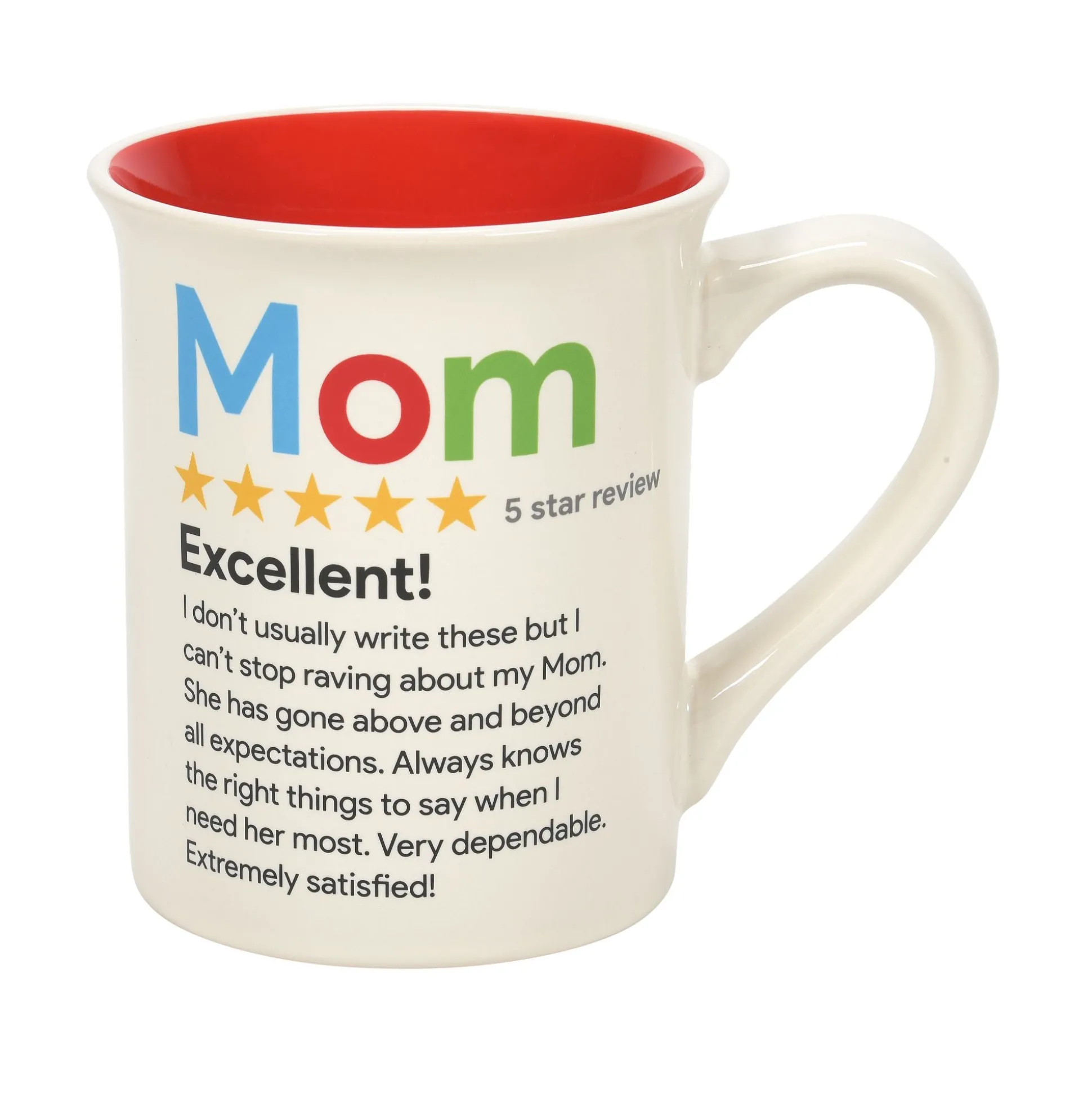 Store Enesco Gift 5 STAR REVIEW MOM MUG