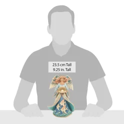 Store Enesco Gift Angel Holding Shell Figurine