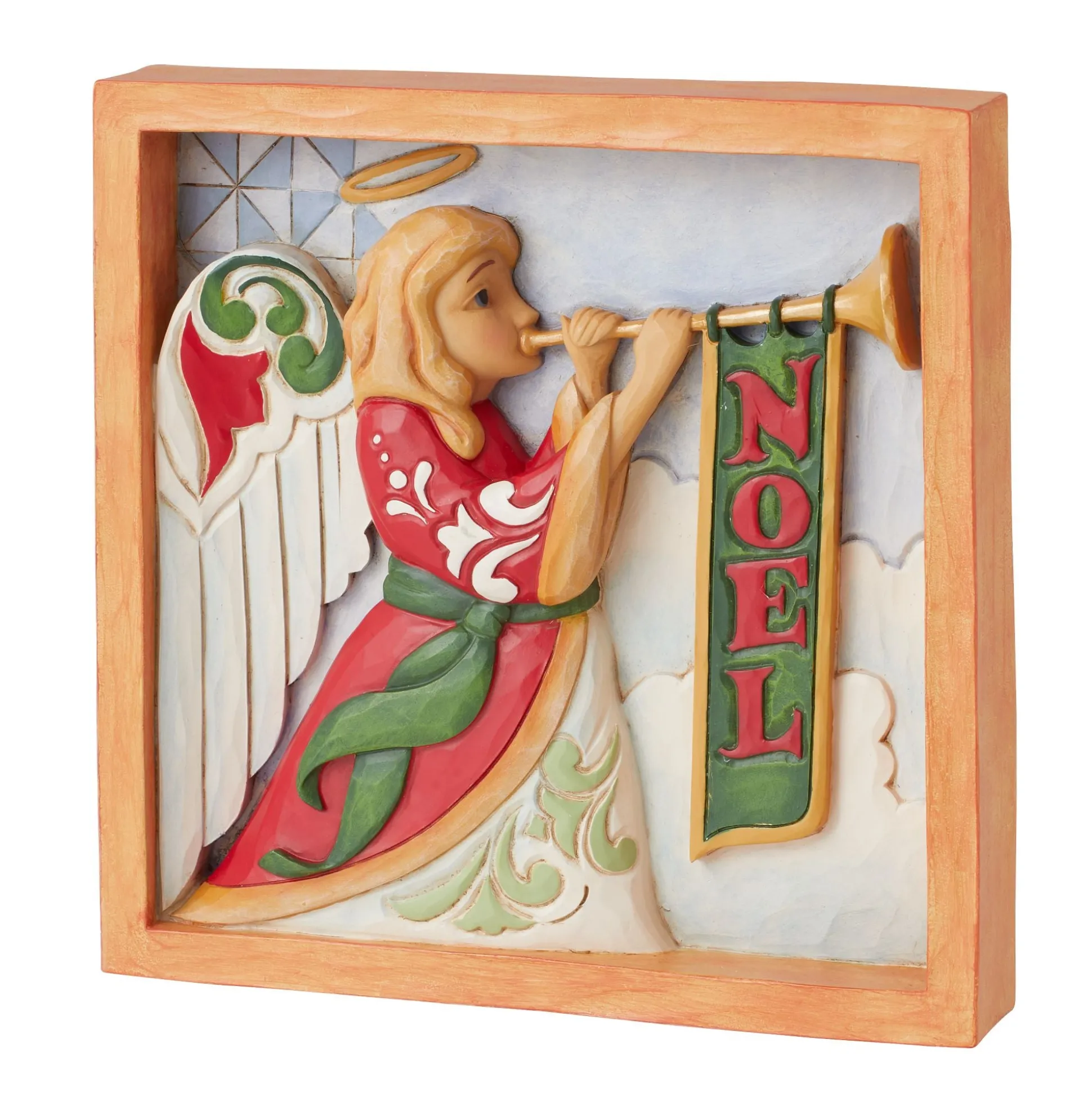 Hot Enesco Gift Angel with Trumpet Plaque
