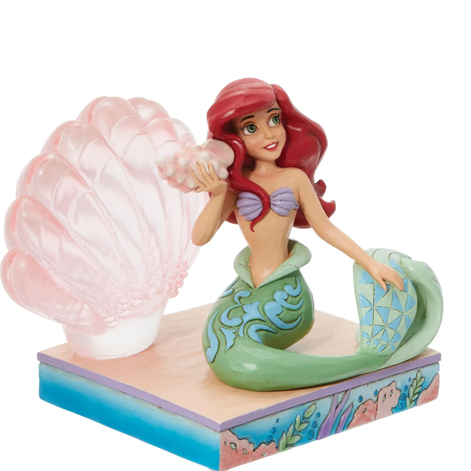 Sale Enesco Gift Ariel Clear Resin Shell