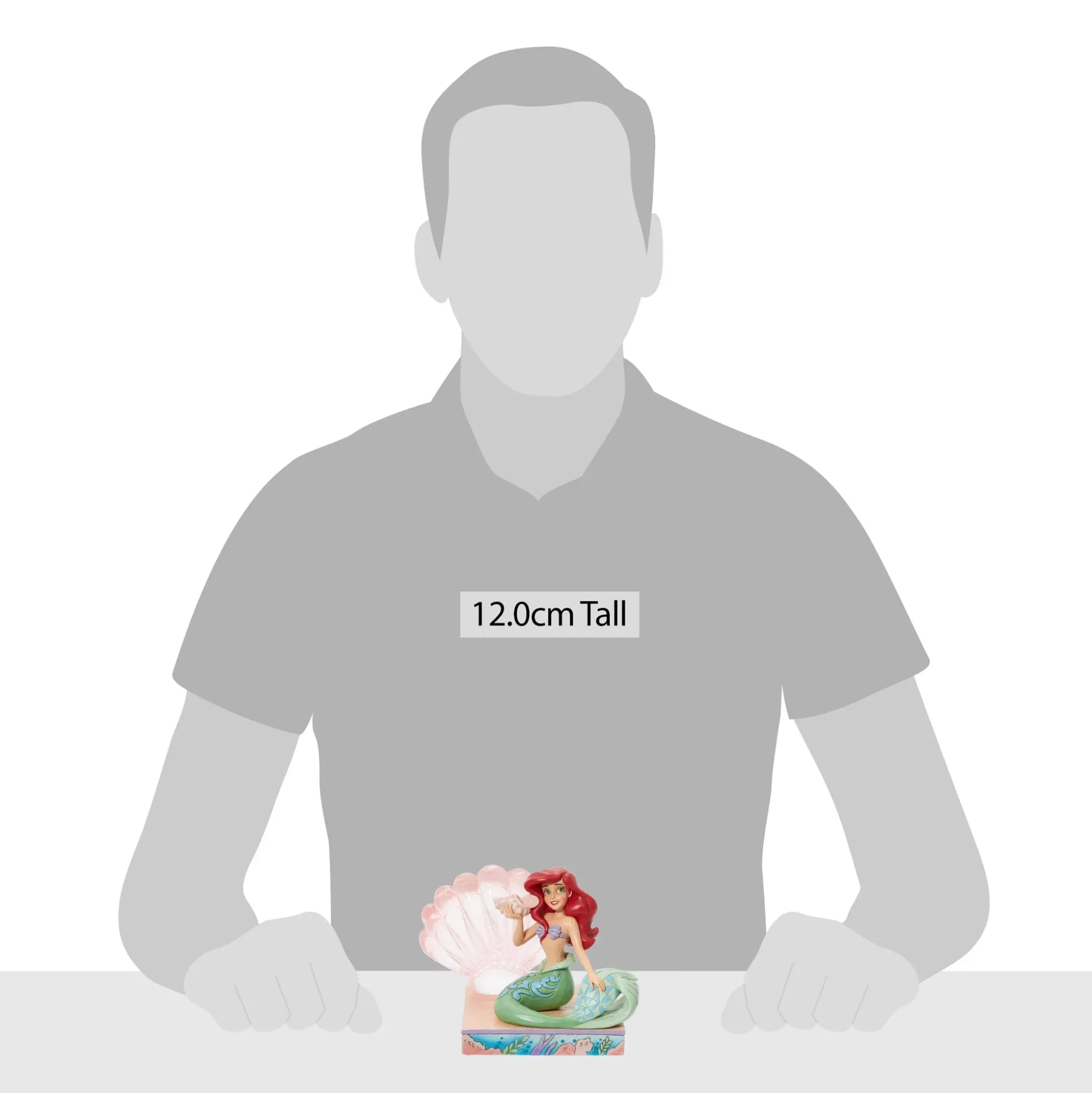 Sale Enesco Gift Ariel Clear Resin Shell