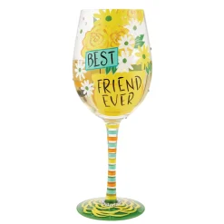 New Enesco Gift Best Friend Ever Wine Glass