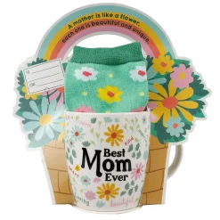 Sale Enesco Gift Best Mom Mug Sock Card Set
