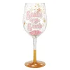 Cheap Enesco Gift Bestie of the Bride Wine Glass