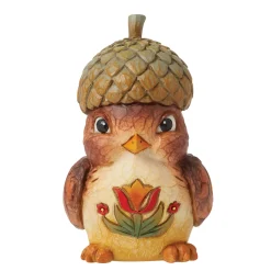 Discount Enesco Gift Bird with Acorn Hat Figurine