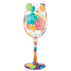 Clearance Enesco Gift Birthday Girl Wine Glass