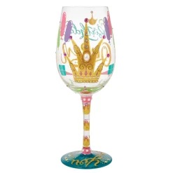 Cheap Enesco Gift Birthday Queen Wine Glass