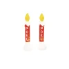 Fashion Department 56 Blow Mold Candle s/2