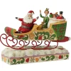 Shop Enesco Gift Buddy Elf with Santa in Sleigh