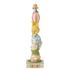 Fashion Enesco Gift Bunny and Eggs Stacked Fig