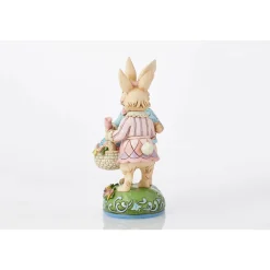 Best Sale Enesco Gift Bunny Couple with Basket Fig