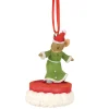 Best Enesco Gift Button Boarder Ornament
