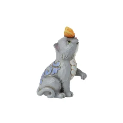 Hot Enesco Gift Cat and Butterfly Mini Fig