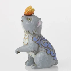 Hot Enesco Gift Cat and Butterfly Mini Fig