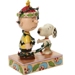 Best Sale Enesco Gift Charlie Brown Tangled Lights