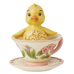 Store Enesco Gift Chick in Teacup Mini Figurine