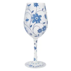 Best Sale Enesco Gift Chinoiserie Charm Wine Glass
