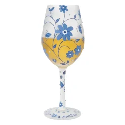 Best Sale Enesco Gift Chinoiserie Charm Wine Glass