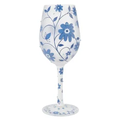 Best Sale Enesco Gift Chinoiserie Charm Wine Glass