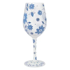 Best Sale Enesco Gift Chinoiserie Charm Wine Glass