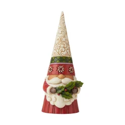 Cheap Enesco Gift Christmas Gnome Holding Holly