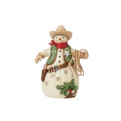 Cheap Enesco Gift Cowboy Snowman Figurine