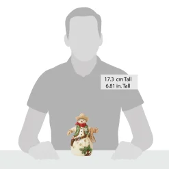 Cheap Enesco Gift Cowboy Snowman Figurine
