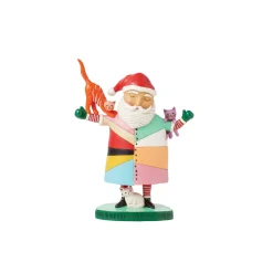 Outlet Enesco Gift Crazy Cat Santa Figurine