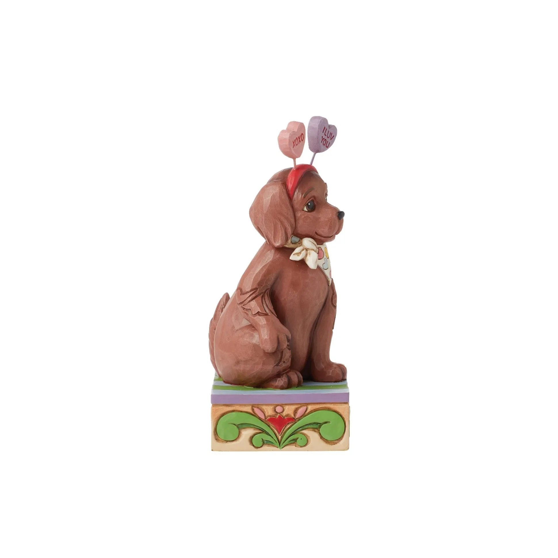 Online Enesco Gift Cute Dog with Message Hearts