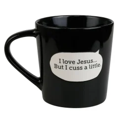 Hot Enesco Gift Dirty Mud Jesus Cuss Mug