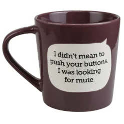 Shop Enesco Gift Dirty Mud Mute Button Mug