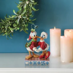 Best Enesco Gift Donald and Daisy Mistletoe