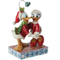 Best Enesco Gift Donald and Daisy Mistletoe