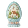 Store Enesco Gift Egg with Church Scene Figurine