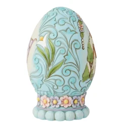 Store Enesco Gift Egg with Church Scene Figurine