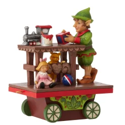 Best Sale Enesco Gift Elf with Toys Train Car