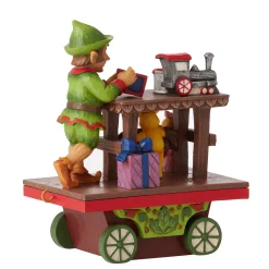 Best Sale Enesco Gift Elf with Toys Train Car