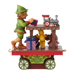 Best Sale Enesco Gift Elf with Toys Train Car