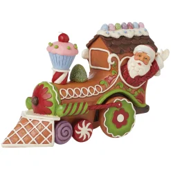 Fashion Enesco Gift Gingerbead Train Engine Fig