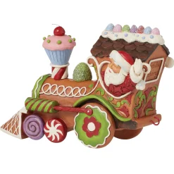 Fashion Enesco Gift Gingerbead Train Engine Fig
