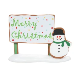 Flash Sale Department 56 Gingerbread Christmas Billboar