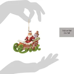 Outlet Enesco Gift Gingerbread Chrstms Sleigh Orn