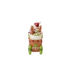 Clearance Enesco Gift Gingerbread Santa LED Fig