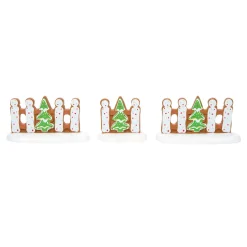 Best Department 56 Gingerbread Xmas Fence St/3