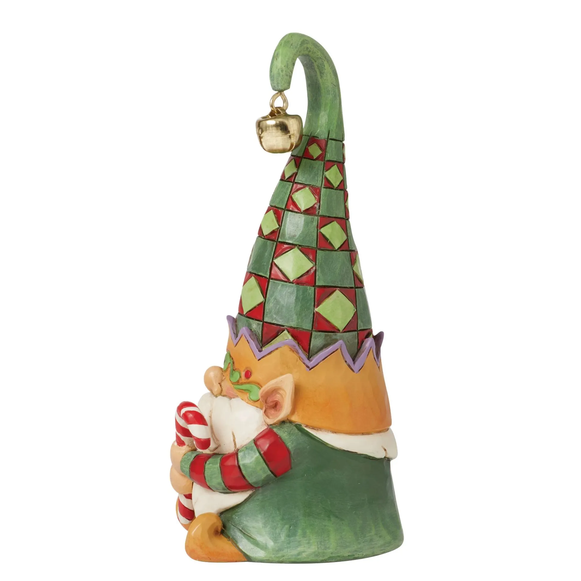 Clearance Enesco Gift Gnome Elf Hold Candy Cane Fig