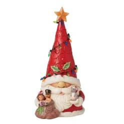 Flash Sale Enesco Gift Gnome Santa Wrap in Lights Fig