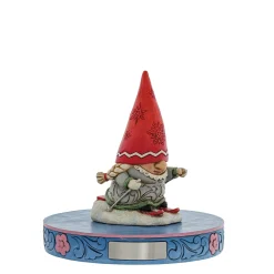 Fashion Enesco Gift Gnome with Braids Skiing