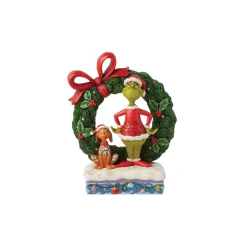 Shop Enesco Gift Grinch & Max in Wreath Fig